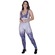 Macacão Fitness com Bojo Orbis Fitness Decote Tiras Costas UV50+ - Feminino AZUL