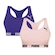 Kit Top Puma Nadador Sem Costura - Feminino - 2 Unidades ROXO/ROSA