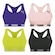 Kit Top Fitness Puma Nadador sem Costura - Feminino - 4 unidades ROXO/ROSA
