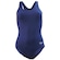 Maiô Speedo Basico Aquaplus - Adulto MARINHO/VERDE/BRANCO