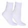 Meia Selene Aeróbica Cano Médio - Feminina - 3 Pares BRANCO/ROSA