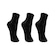 Meia Cano Longo Lupo - 3 Pares - Infantil PRETO