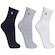 Kit de Meias Cano Médio Lupo Sport com 3 Pares 41 a 44 - Adulto BRANCO/PRETO