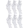 Kit Meia Cano Médio Lupo - Unissex - 6 Pares BRANCO