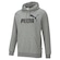 Blusão Puma com Capuz Masculino Essentials Big Logo CINZA/PRETO
