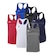 Kit de Camsieta Regatas Penalty X - Feminino - 6 Unds AZUL/PRETO
