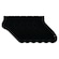 Kit de Meias Cano Curto Mash Esportiva com 6 pares - Adulto PRETO