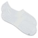 Kit Meia Super Invisível Mash Silicone - 2 Pares - Adulto BRANCO