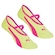 Meias Puma Sapatilha Pilates Antiderrapante - Feminina AMARELO/ROSA