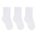 Kit 3 Pares de Meias Selene Lisa - Infantil BRANCO