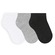 Kit 3 Pares de Meias Selene Sapatilha - Infantil PRETO/BRANCO