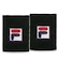 Munhequeira Fila Player G 4x4 com 2 Unidades - Adulto PRETO/CINZA