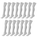 Kit de Meiões Penalty Storm com 15 Pares - Infantil BRANCO