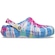 Sandália Crocs Classic Lined Tie Dye Clog Powder - Adulto ESTAMPADO