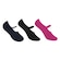 Kit Meias Selene Sapatilha Pilates Antiderrapante com 3 Pares - Feminina AZUL ESC/ROSA