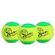 Kit Bolas de Tênis Spin 75 com 3 Unidades - Estagio 1 - Infantil VERDE