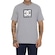 Camiseta DC Shoes Square Star Bandana Fill - Masculina CINZA