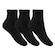 Kit Meias Selene Básica Cano Médio - 3 Pares - Feminino PRETO