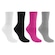 Kit de Meias Cano Médio Selene Aeróbica - Feminina - 4 Pares BRANCO/PRETO