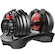 Halter Dumbbell Smart Gold Sports Multinível Ajustável até 24 Kg PRETO