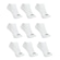 Kit de Meias Sapatilha Puma  Esportiva - 39 a 43 - Adulto - 9 Pares BRANCO