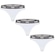 Kit de Calcinhas Puma - Adulto - 3 Unds BRANCO/PRETO