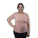 Camiseta Trinys Básica Plus Size - Feminina ROSE