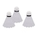 Peteca de Badminton Gold Sports Blister - 3 unidades BRANCO
