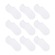 Kit de Meia Selene Sapatilha Esportiva com 9 Pares - Feminino BRANCO