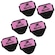 Kit de Luvas de Musculação Muvin em EVA Basics com 3 Pares - Adulto PRETO/ROSA