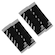 Kit de Manguito Curto Muvin Voleibol Arrow com 2 Pares - Adulto PRETO