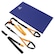 Kit Colchonete Academia D80 + Fita de Suspensao Muvin AZUL