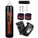 Kit Gorilla Saco Pancada 160 Cm + Luva Bate-Saco + Bandagem 03 Mt + Suporte PRETO