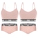 Kit Puma 2 Tops Modal Stretch + 2 Calcinhas Mini Boxer - Feminino BEGE