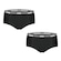 Kit de Calcinhas Puma Mini Boxer - Adulto - 2 Unds PRETO