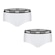 Kit de Calcinhas Puma Mini Boxer - Adulto - 2 Unds BRANCO/PRETO