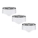 Kit de Calcinhas Puma Mini Boxer - Adulto - 3 Unds BRANCO/PRETO