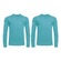 Kit Camisas Térmicas Puma Manga Longa UV50+ - Infantil - 2 unidades AZUL