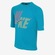 Camiseta de Natação Nike Hydroguard Pixel Party - Infantil AZUL