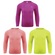 Camisa Térmica Selene UV50+ Manga Longa - Infantil - 3 Unds AMARELO/ROSA