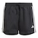 Short adidas 3-Stripes - Infantil PRETO/BRANCO