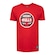 Camiseta NBA Chicago Bulls Ball Logo Estampada - Masculina VERMELHO
