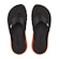 Chinelo Kenner Rakka U1 - Adulto PRETO/LARANJA