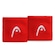 Munhequeira Head Curta 2.5 Logo VERMELHO