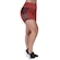Short Orbis Fitness Meia Coxa Detalhe Tela Cirrê Textura - Feminino BRONZE