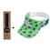 Kit de Beach Tennis com Undergrip Spider Grip + Viseira HUPI PRETO/VERDE