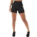 Short Fristyle Fitness Com Bolso Academia - Feminino PRETO