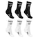 Kit de Meias Cano Longo Wilson com 6 Pares - Masculino PRETO/BRANCO