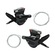 Alavanca de Câmbio Absolute K310 3x8V PRETO