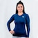 Camisa Térmica Esporte Legal Luar Manga Longa - Feminina AZUL ESCURO